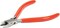 The Beadsmith Slim Line Sidecutter, 4.75 inches (120mm) with polished steel head, red PVC comfort grip handle with double-leaf spring, tool for jewelry making